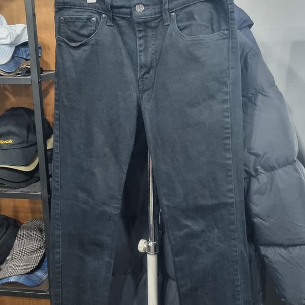 리바이스 스판 슬림(511) 블랙데님 32size 컨디션8/10