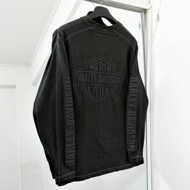 할리데이비슨 빅로고 롱슬리브