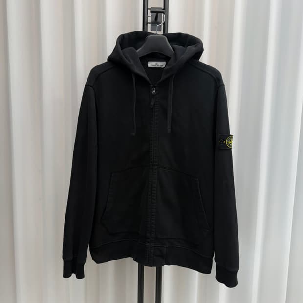 [XXL] 스톤아일랜드 후드집업 블랙