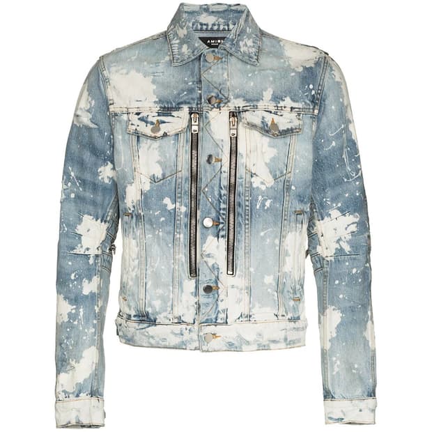 [XL] amiri 아미리 mx2 블리치드 트러커 자켓