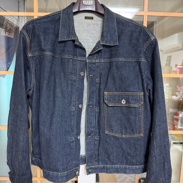 캐피탈 14oz 1세대 데님 자켓 6사이즈