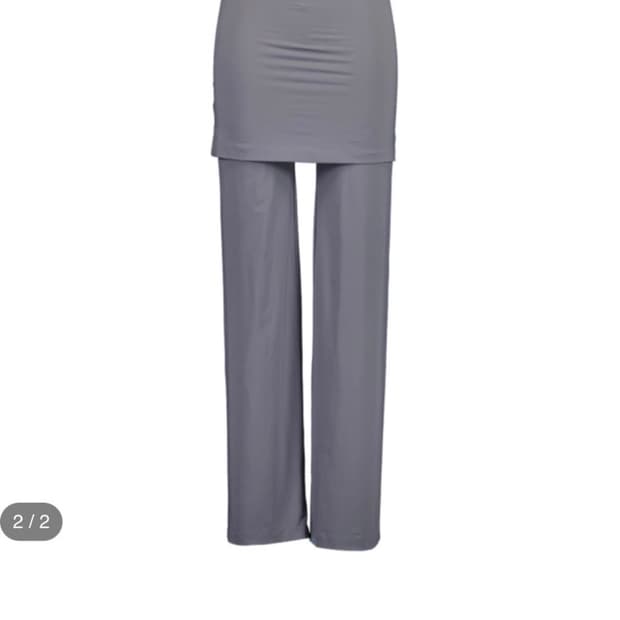 샬롬클럽 icecream pants gray