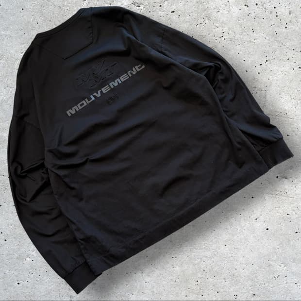 [L] 23ss 준지 무브먼트 블랙 롱슬리브 긴팔 티셔츠 D554