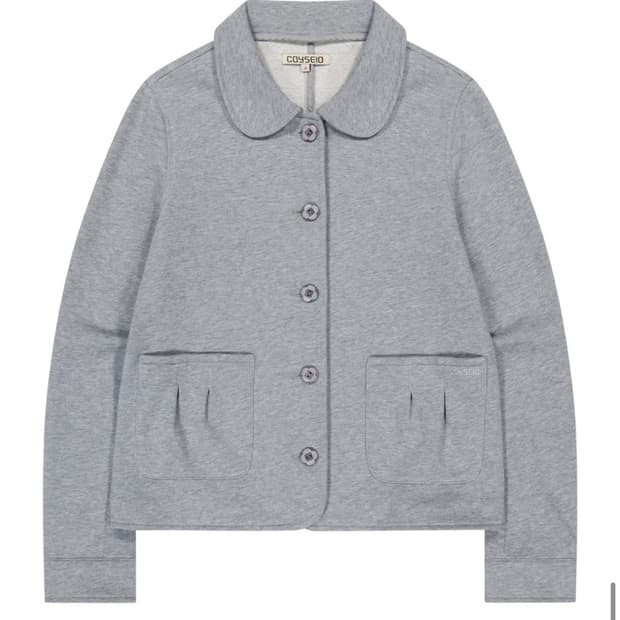 코이세이오 COZY SWEAT JACKET MELANGE GREY