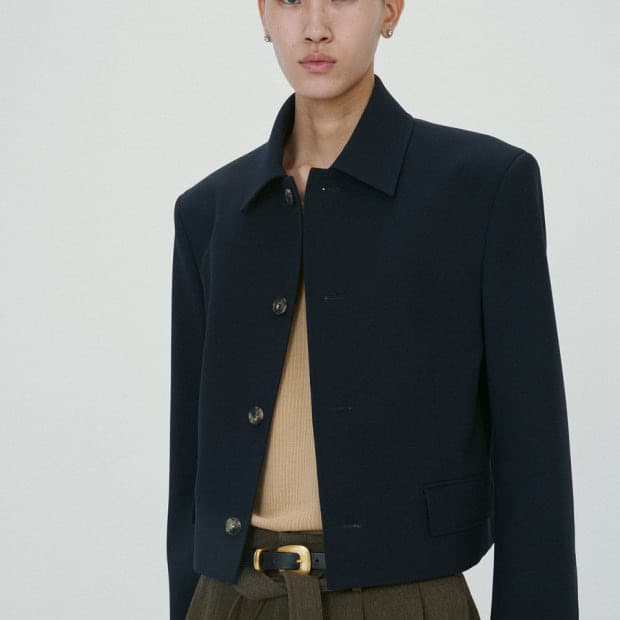 [XL]렉토 울 블렌드 숏 자켓