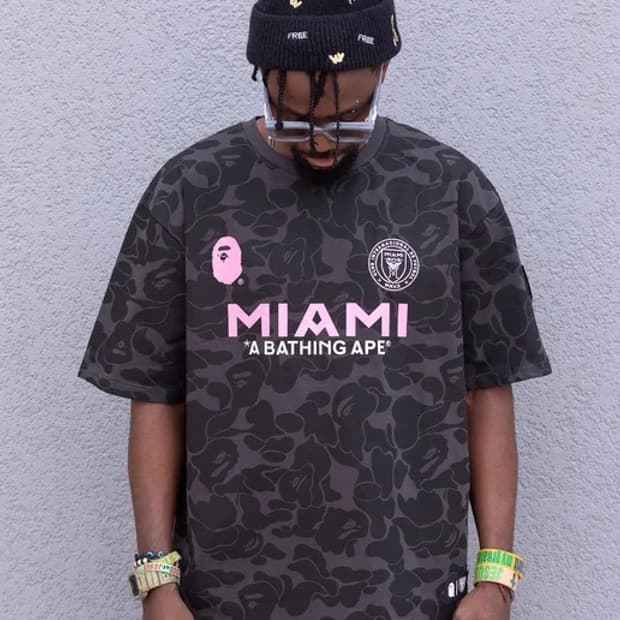 *급전* BAPE x Inter Miami CF 콜라보 카모 티셔츠