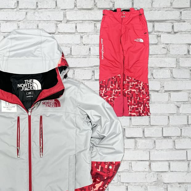 노스페이스 2018평창동계올림픽 기념 스키복 세트 S