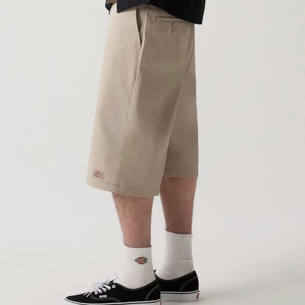 디키즈 42283 루즈핏 워크쇼츠 Khaki Gray  36size