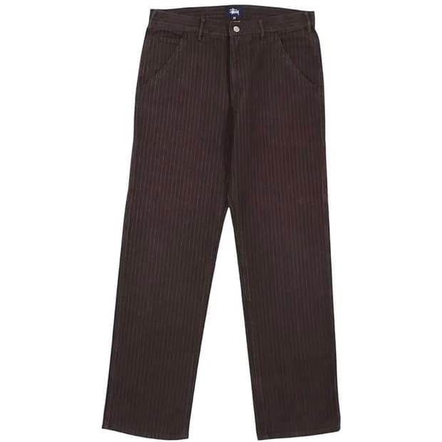 1990s 올드 스투시 스트라이프 워크 팬츠 90년대 빈티지