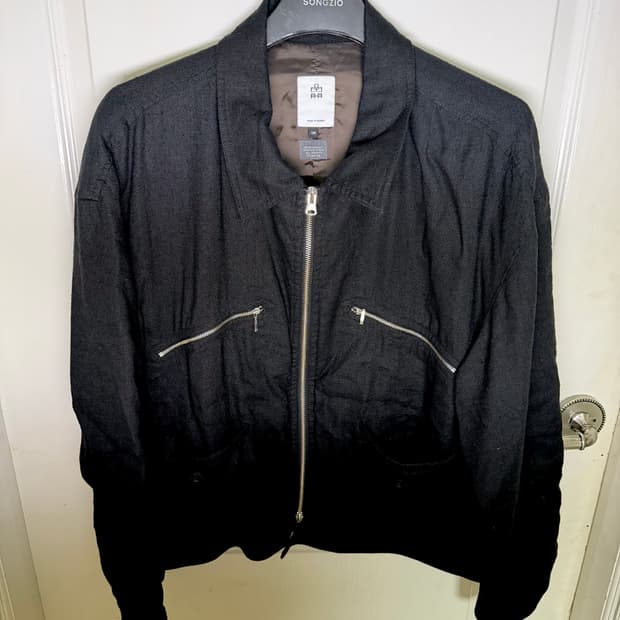 [3] 폴리테루 린넨 탑 스윙 자켓