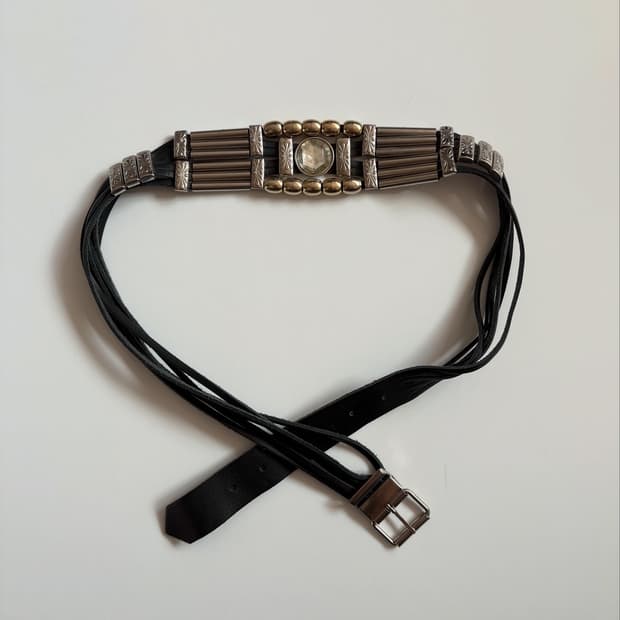 빈티지 가죽 벨트 