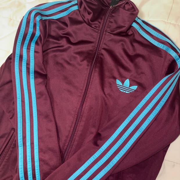 아디다스 파이어버드 버건디 져지 L