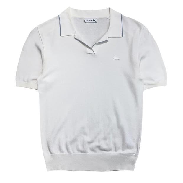 LACOSTE 화이트 플루이드 폴로 탑 34