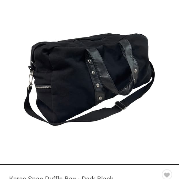 Karas Snap Duffle Bag