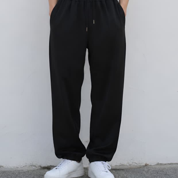 3XL (31-32) 남성/남자 여름 기능성 조거 팬츠 바지 블랙