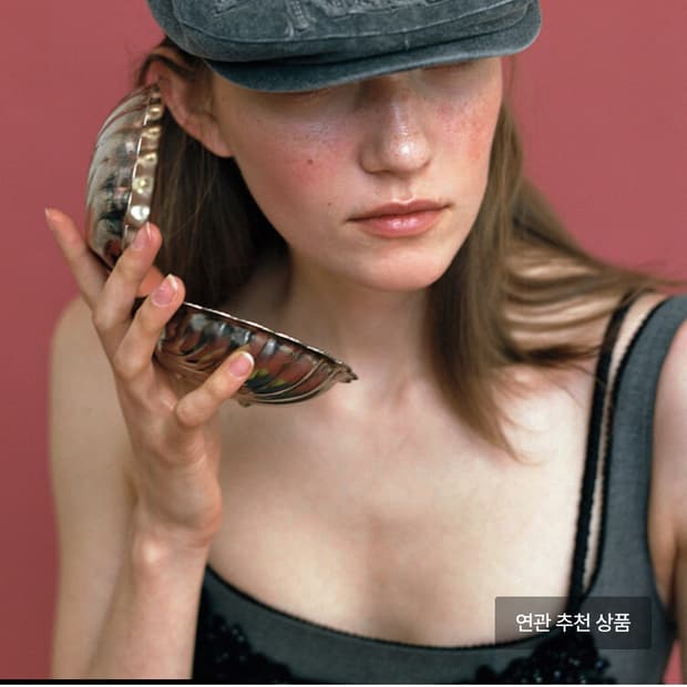 어썸니즈 classic hunting cap_damage_charcoal