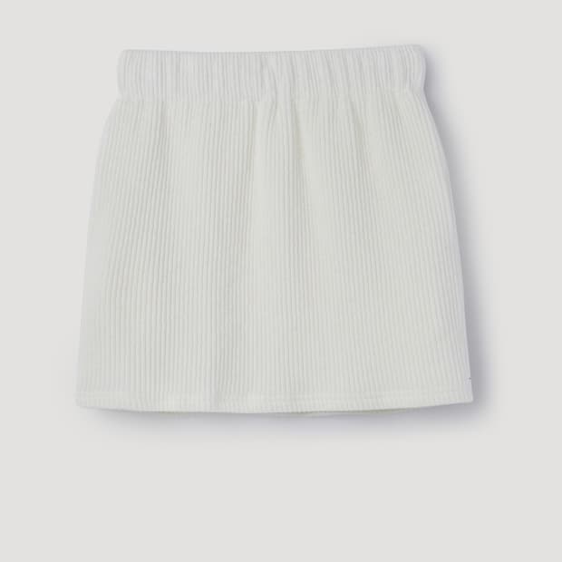 페스토 KNIT LAYERED MINI SKIRT DOVE