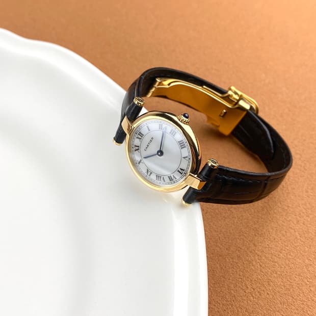 cartier vendome round 18K watch SM