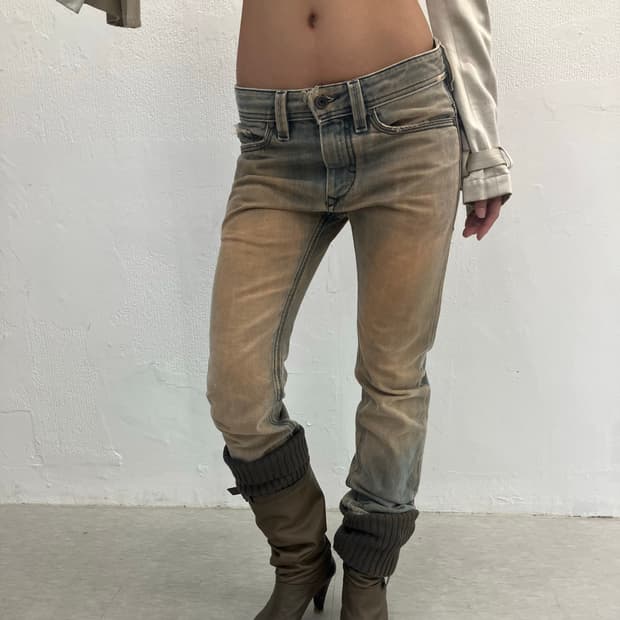 디젤 샌드 워싱 데님진