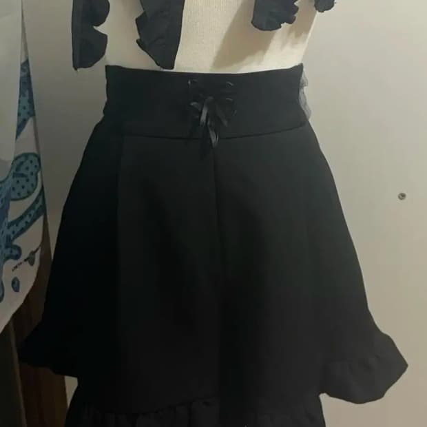 지뢰계 일본 빈티지 멜빵 바지 