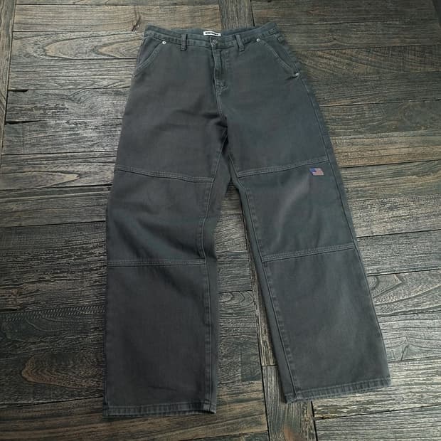 [아메리칸빈티지] 더블니 워크 팬츠 챠콜 M18564