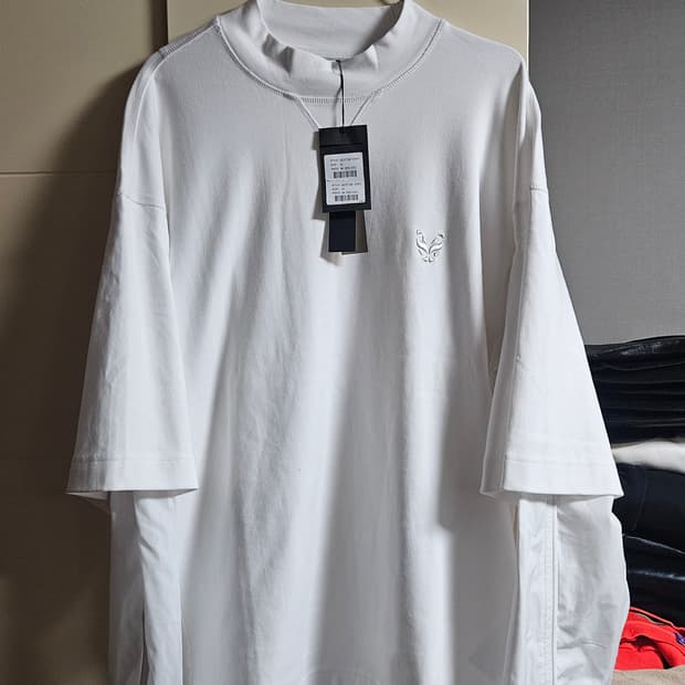 송지오옴므 지제로 맨투맨 정품 신품 화이트
