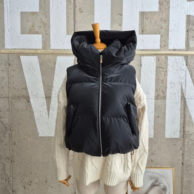 파사디골프 (2024상품)다운 크롭패딩