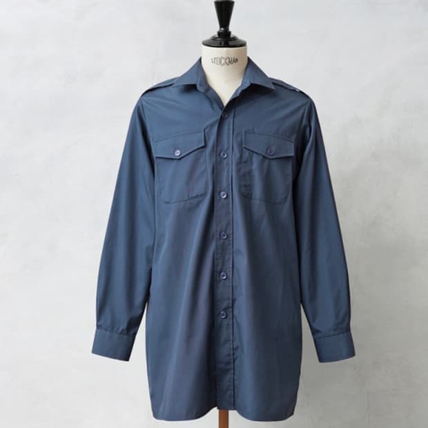 [라스트가격]영국군 공군 RAF 보급 셔츠 38/40(105)