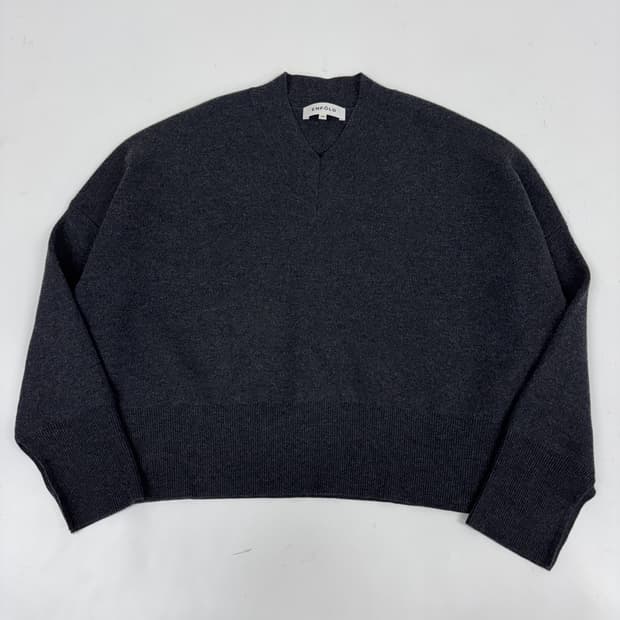 ENFOLD 엔폴드 브이넥 니트