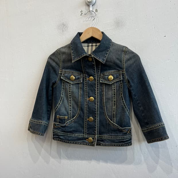 버버리 데님자켓 우먼즈