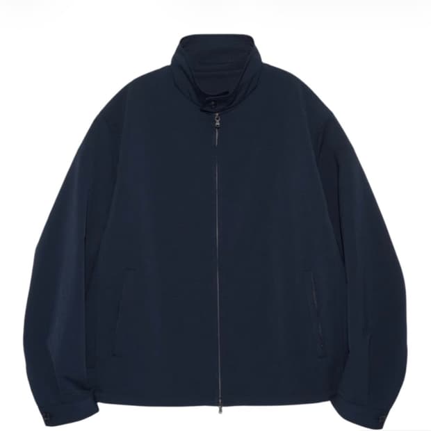 nanamica alphadry crew jacket / L / navy