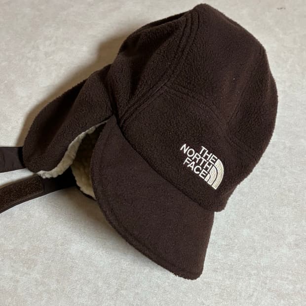 노스페이스 이어플랩 코코아 브라운
