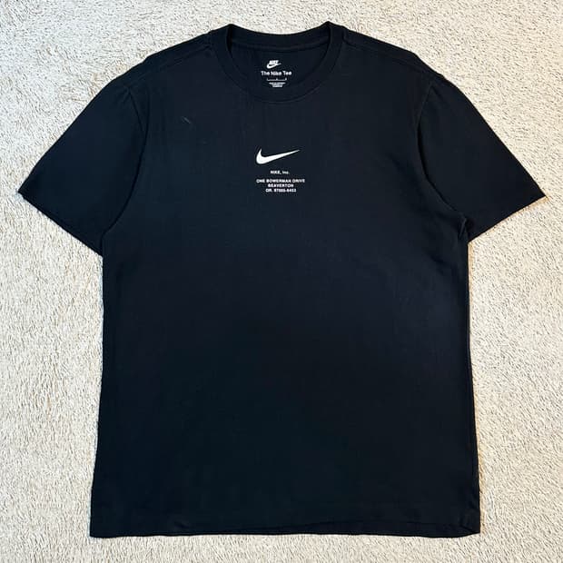 나이키 NIKE 빅스우시 반팔 티셔츠 블랙