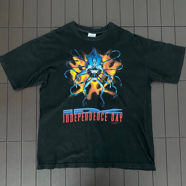 (XL) 90s 빈티지 인디펜던스데이 무비 티셔츠