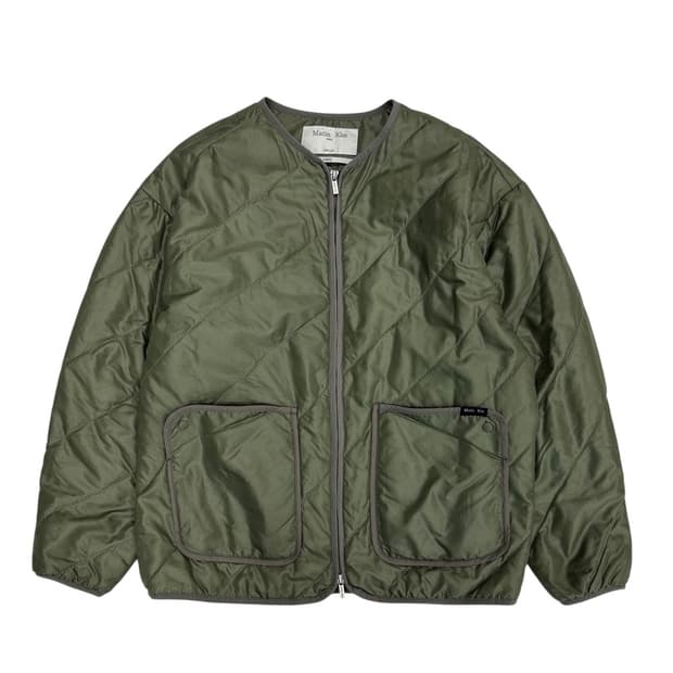 마뗑킴 칼라리스 퀄팅자켓 카키 (FREE) 