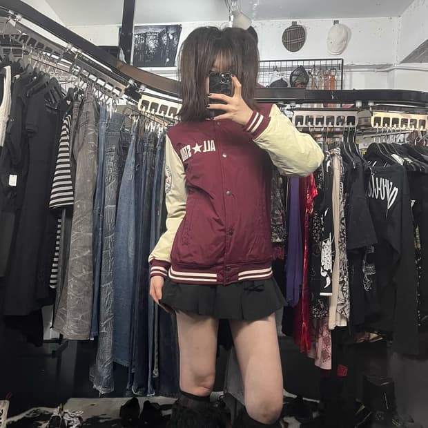 컨버스 후드 Ma-1 자켓