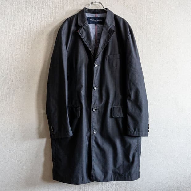 꼼데가르송 옴므 울 체스터필드 코트