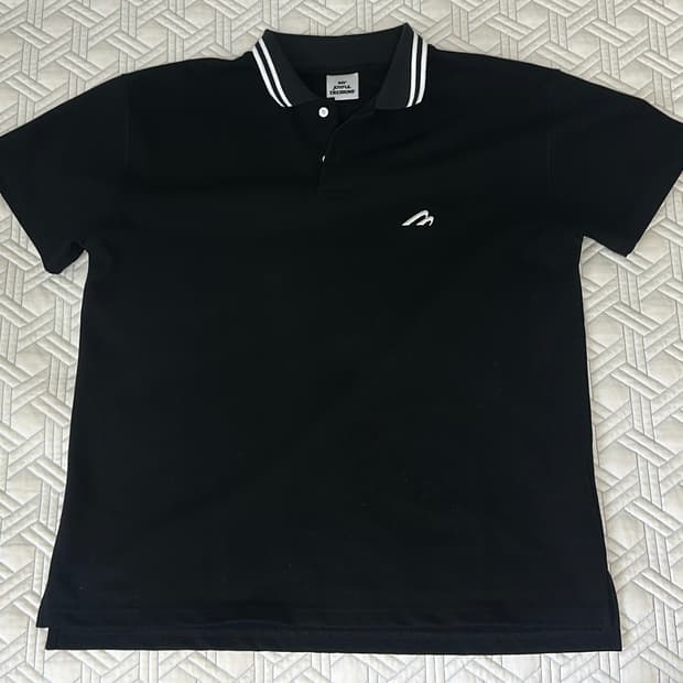 Mjd WAVE LOGO POLO BLACK L 사이즈