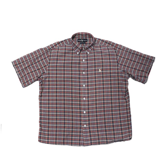 RALPH LAUREN 코튼 체크 셔츠 size L