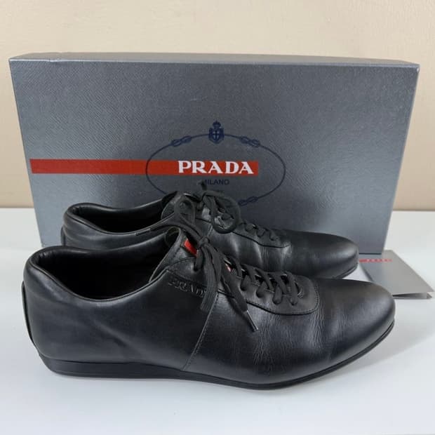 Prada 00s derby shoes