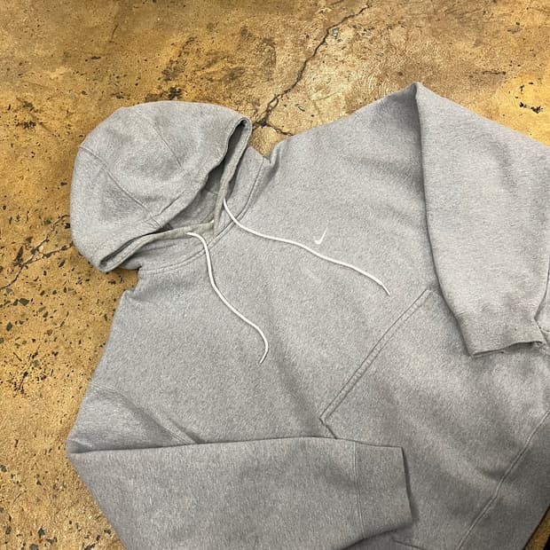 [정품/XL] 나이키 스우시 후드티 그레이 nrg b19