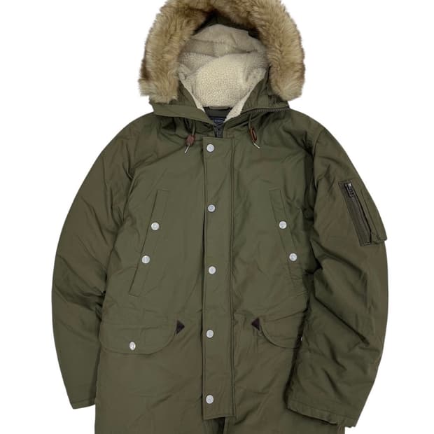 리바이스 덕다운 야상패딩 카키 (M)