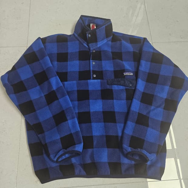 파타고니아 신칠라 블루체크