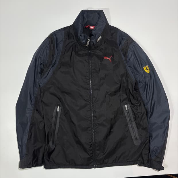 푸마 페라리 로고 바람막이 자켓
