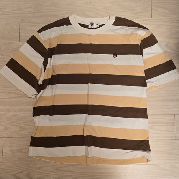 BAPE BABY MILO 스트라이프 반팔티