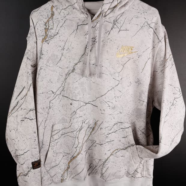 나이키 금색로고 후드