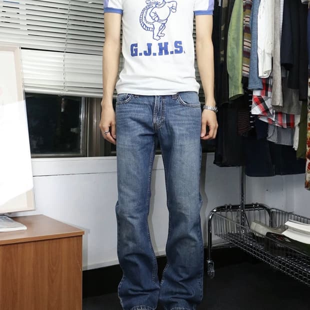 리바이스 527 부츠컷 데님 팬츠