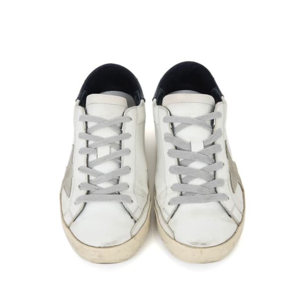 골든구스 슈퍼스타 스니커즈 스타 블루 힐탭 운동화 GWF00102