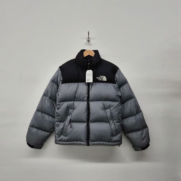노스페이스 눕시 패딩 회색/블랙 여성 M