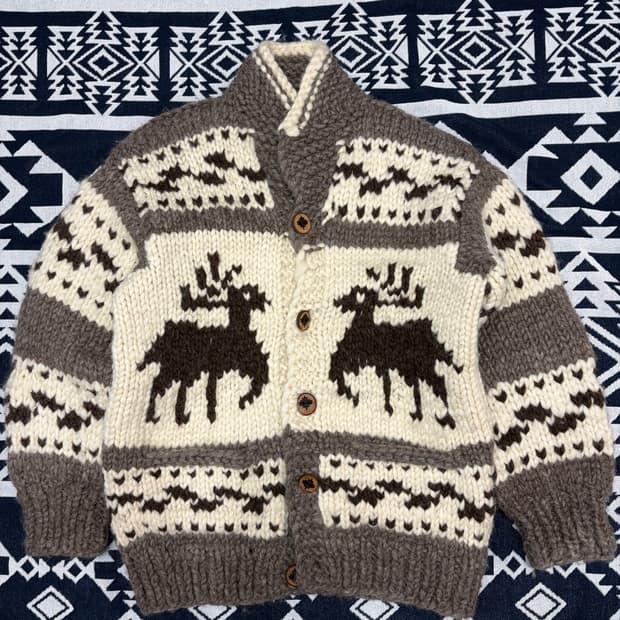 오리지널 Cowichan 코위찬 2XL (캐네디언 스웨터)